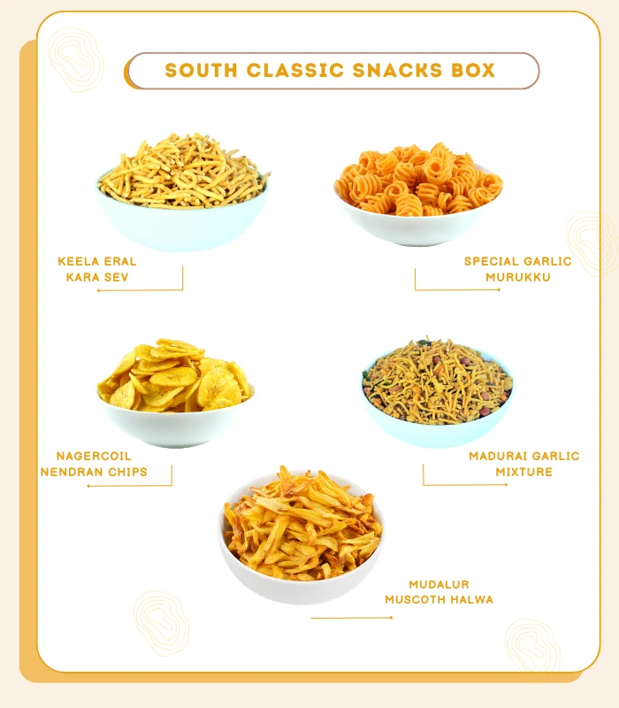 South Classic Snacks Box South Indian Snacks Combo
