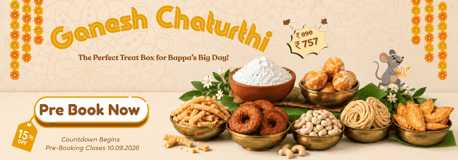 Ganesh Chaturthi snacks and sweets online