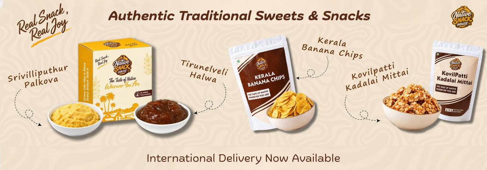 Authentic Traditional Sweets and Snacks